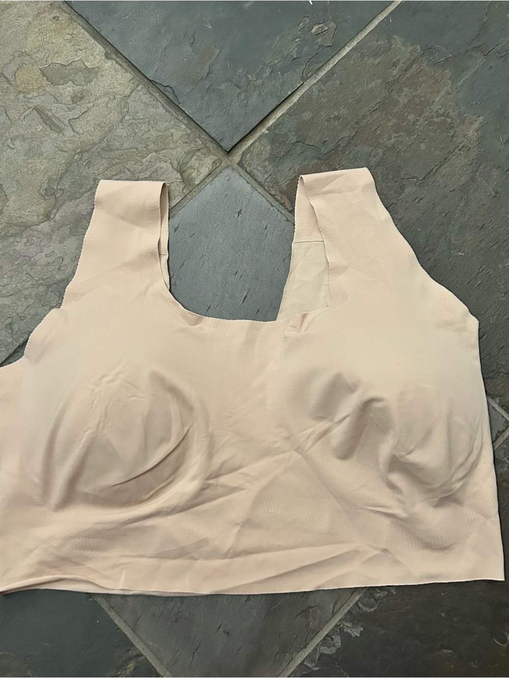 True & Co. Nude Wireless Bra XL